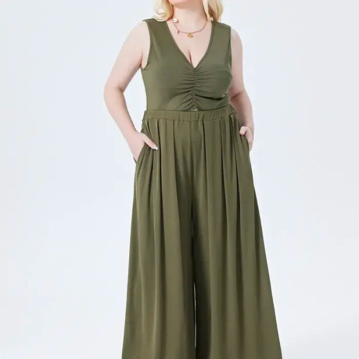 🔥LAST DAY SALE- ONLY £13.99!!⚡80K+ SOLD!💝Women's High Elastic Wide Leg Pants with Pocket