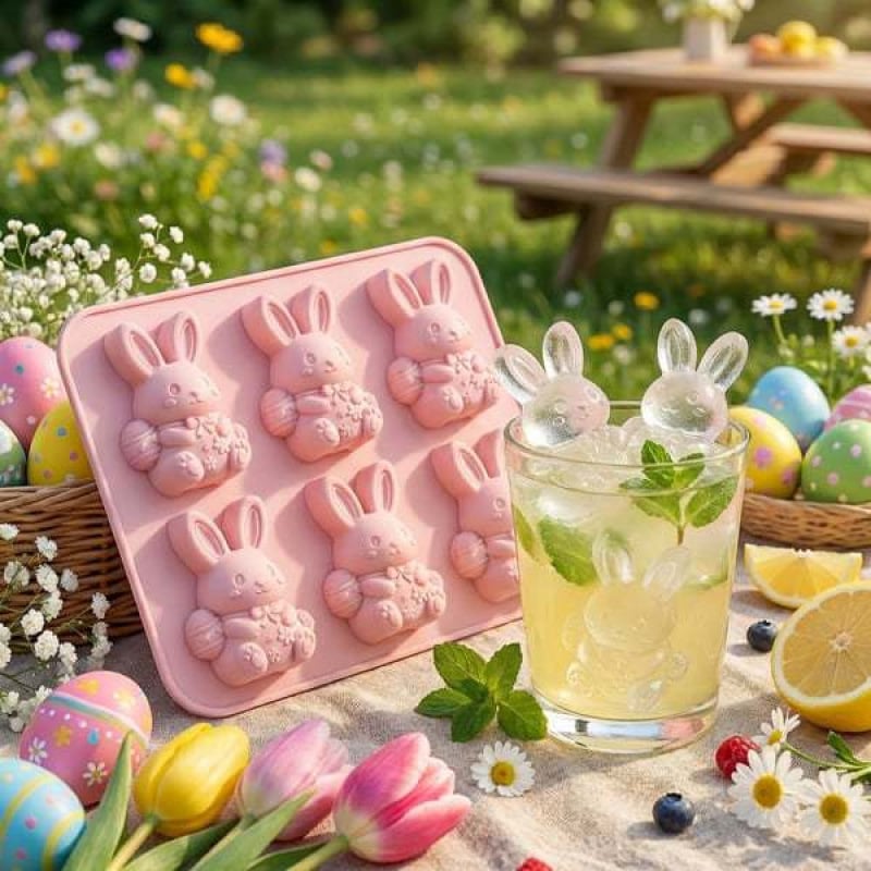 ⏳Last Day Special Price £7.99!!🐮 Mini Highland Cow Ice Cube Mold – Cute 3D Ice for Drinks, Parties & Gifts