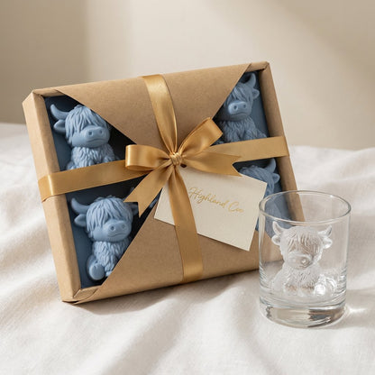 ⏳Last Day Special Price ￡7.99!!🐮 Mini Highland Cow Ice Cube Mold – Cute 3D Ice for Drinks, Parties & Gifts
