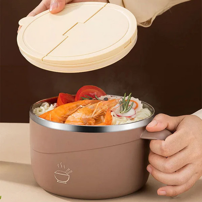 ⏳LAST DAY SALE 50% OFF💕304 Stainless Steel Multi-Purpose Anti-Scald Large-Capacity Instant Noodle Bowl