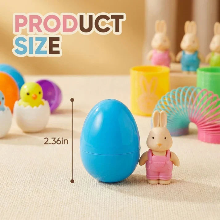 🎉 Kids Easter Eggs Prefilled with Toys | Perfect Egg Hunt Kit/120pcs