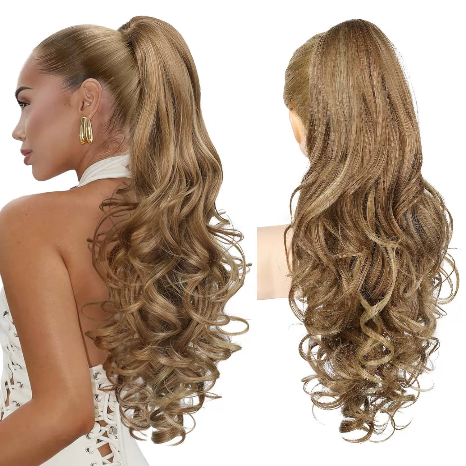 💜Limited time promotion 40%OFF💜Clip-on Wavy Ponytail Extension