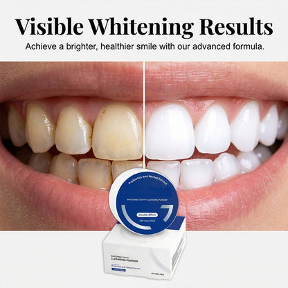 🔥Last Day Buy 2 Get 1 Free(3 Pcs)🪥💧Probiotic Teeth Whitening Powder