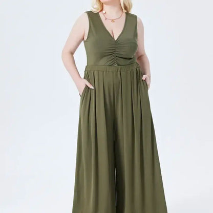 🔥LAST DAY SALE- ONLY £13.99!!⚡80K+ SOLD!💝Women's High Elastic Wide Leg Pants with Pocket
