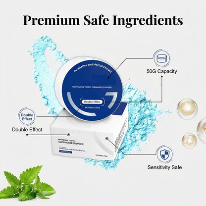 🔥Last Day Buy 2 Get 1 Free(3 Pcs)🪥💧Probiotic Teeth Whitening Powder