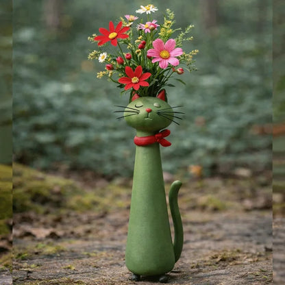 💕Mother's Day Sale - Only ￡9.99!🏆Flash Sale⚡50K+ SOLD! 😻Handcrafted Quirky Cat Vase