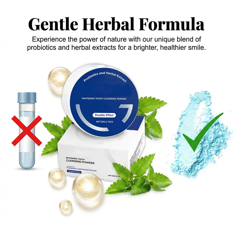 🔥Last Day Buy 2 Get 1 Free(3 Pcs)🪥💧Probiotic Teeth Whitening Powder