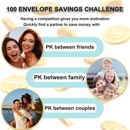 ⏳LAST DAY SALE 70% OFF✉️Savings Challenges Book with Envelopes💸