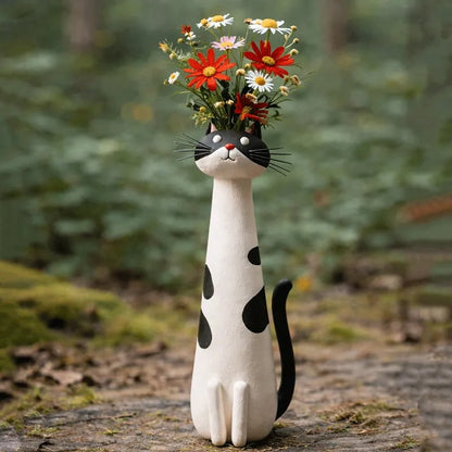 💕Mother's Day Sale - Only ￡9.99!🏆Flash Sale⚡50K+ SOLD! 😻Handcrafted Quirky Cat Vase
