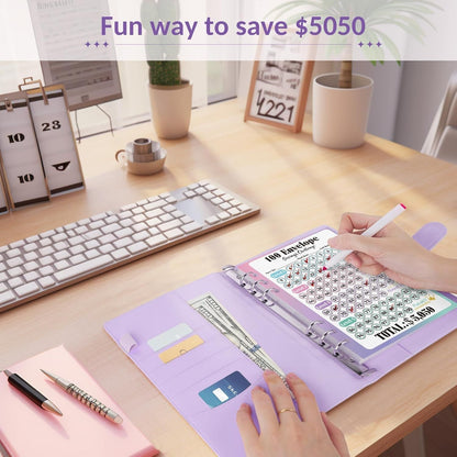 ⏳LAST DAY SALE 70% OFF✉️Savings Challenges Book with Envelopes💸