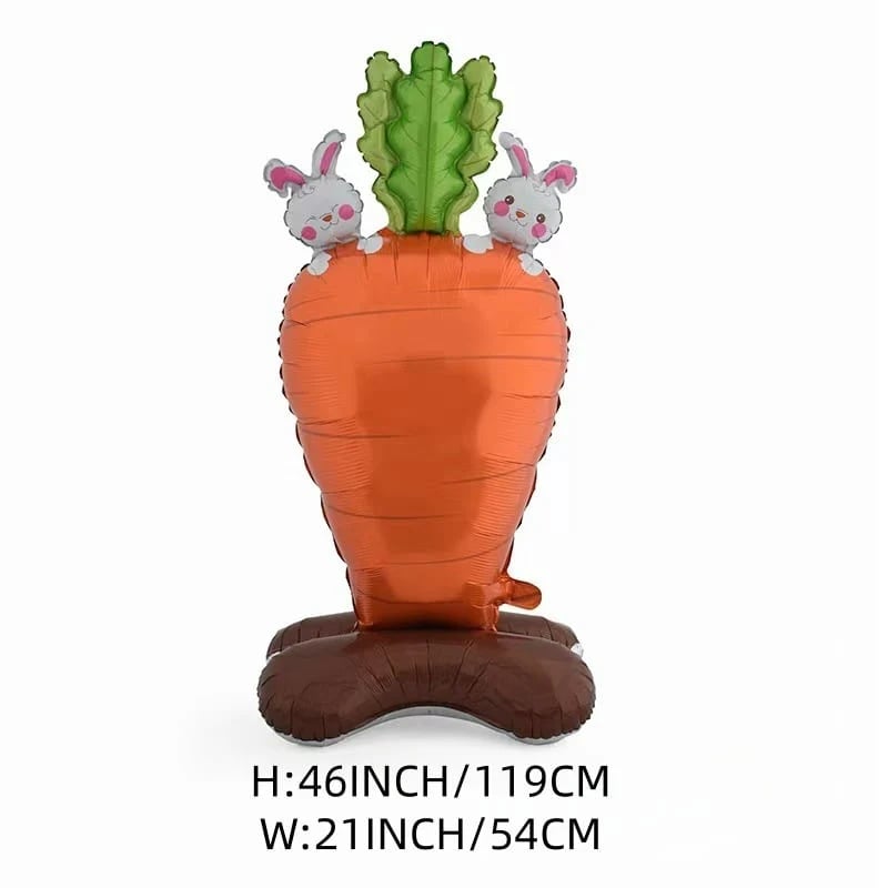 🎁EASTER HOT SALE – 49% OFF!!🐰🎉3Giant 3D Standing Bunny Balloon Self-Supporting Festive Cheer