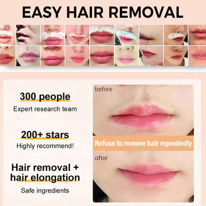 💗Last Day Special Price £9.99 ! 🔥Buy 2 Get 1 Free🔥Gentle and Painless Facial Hair Removal Cream