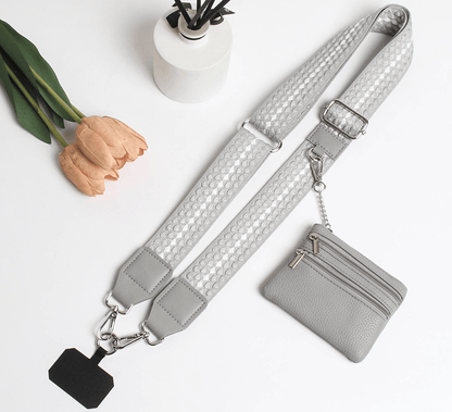 ❣️HOT SALE-49% OFF📱Crossbody Phone Strap with Zippered Pouch