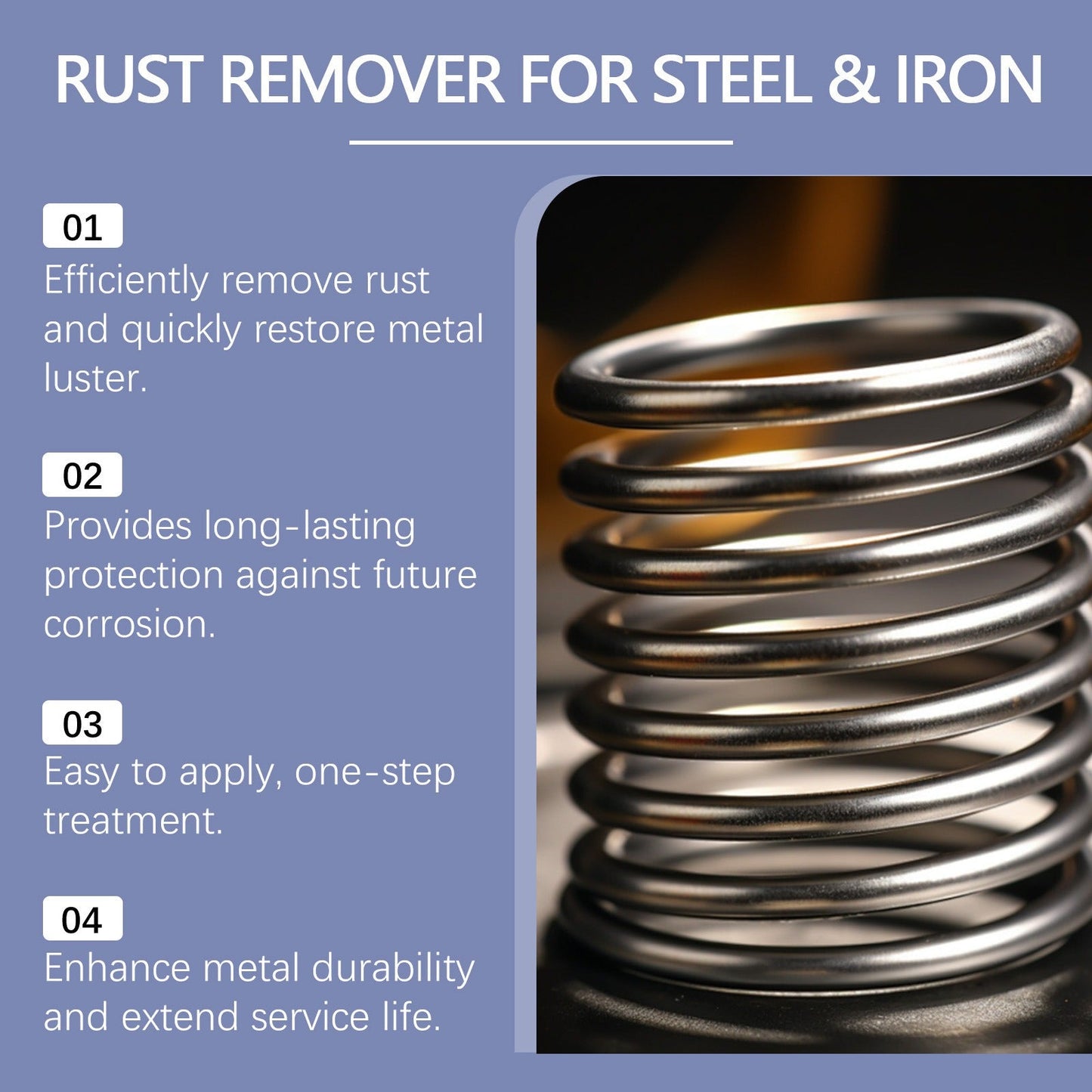 ⏳Time-Limited Special⏰Highly Concentrated Rust Remover for Steel & Iron – Deep-Acting, Effortless, and Metal-Safe