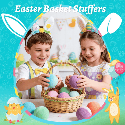 ⏰LAST DAY 50% OFF ✨ Natural Bath Bombs for Kids with Mega Bubbles & Surprise Inside 🥚🛁 One Bomb Fills the Whole Tub 🎁
