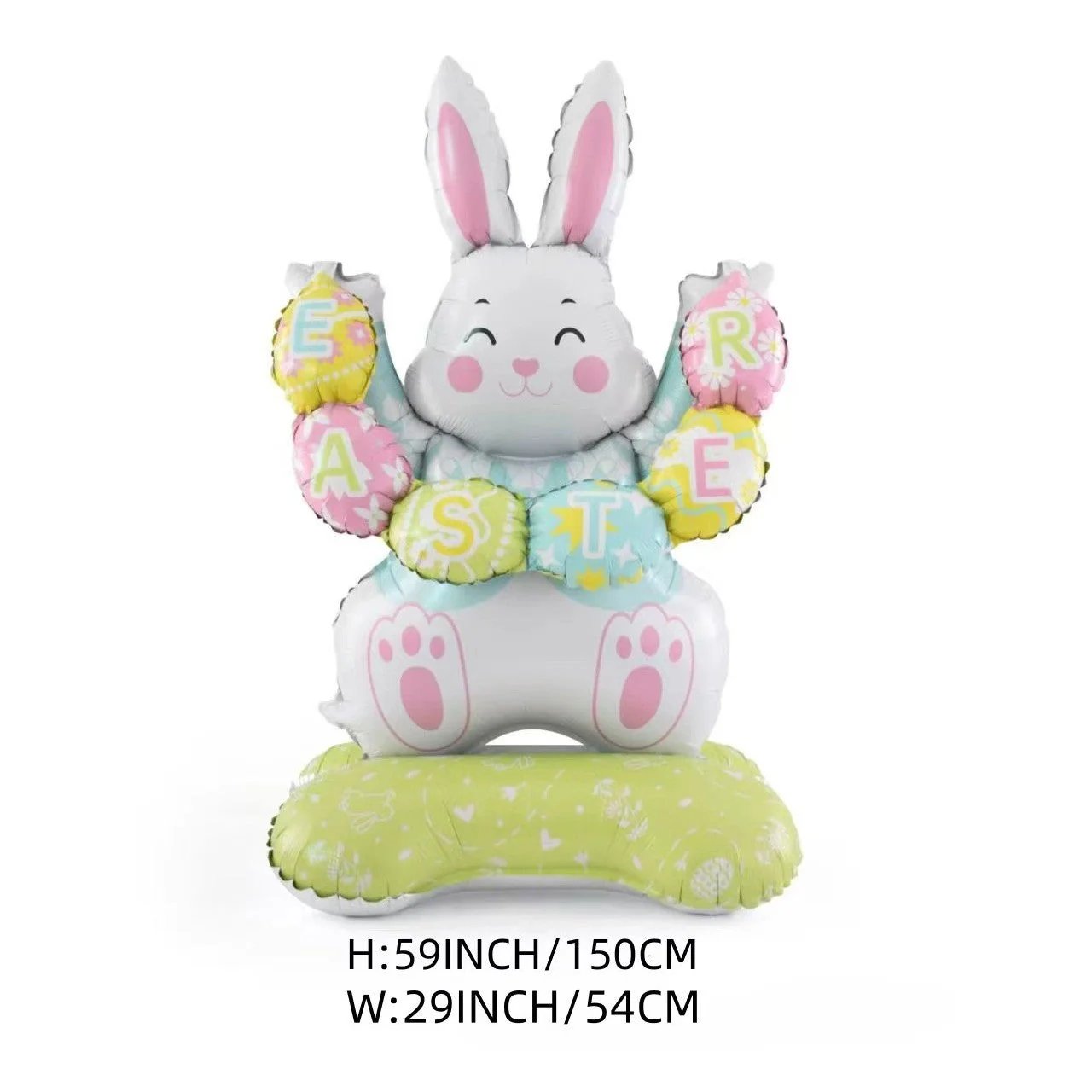 🎁EASTER HOT SALE – 49% OFF!!🐰🎉3Giant 3D Standing Bunny Balloon Self-Supporting Festive Cheer