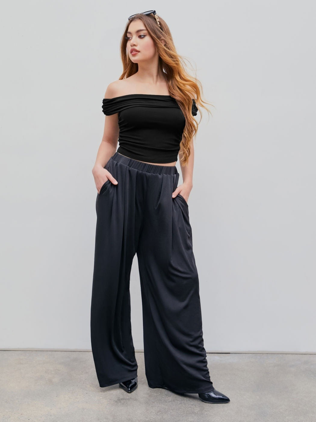 🎉Hot Promotion 50% OFF🛍️High Elastic Casual Stretchy Wide Leg Pants