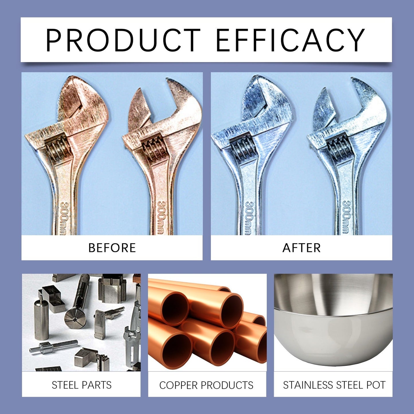 ⏳Time-Limited Special⏰Highly Concentrated Rust Remover for Steel & Iron – Deep-Acting, Effortless, and Metal-Safe
