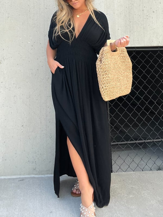 Hot Sale 70% OFF💗New fashion Slit effortless long dress