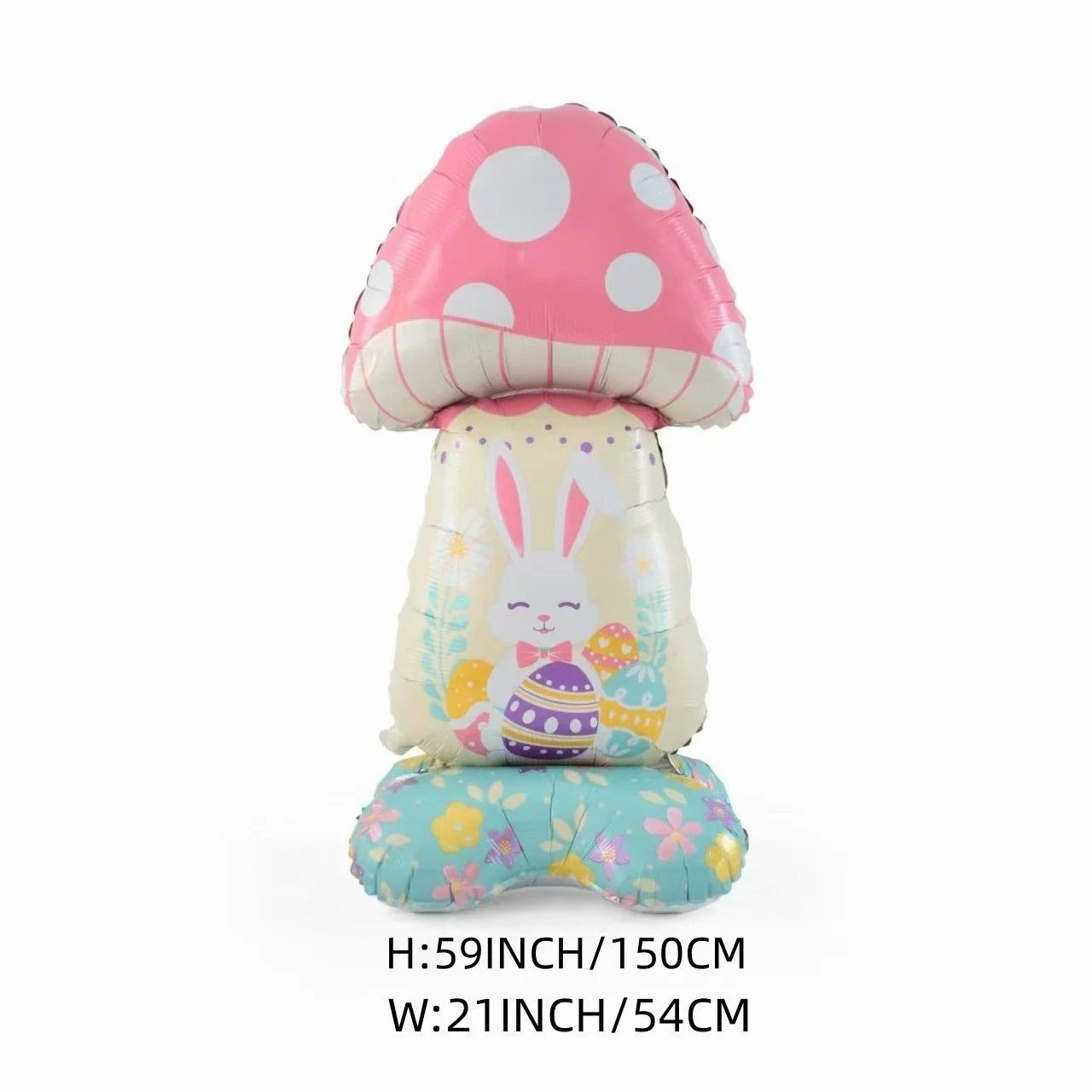 🎁EASTER HOT SALE – 49% OFF!!🐰🎉3Giant 3D Standing Bunny Balloon Self-Supporting Festive Cheer