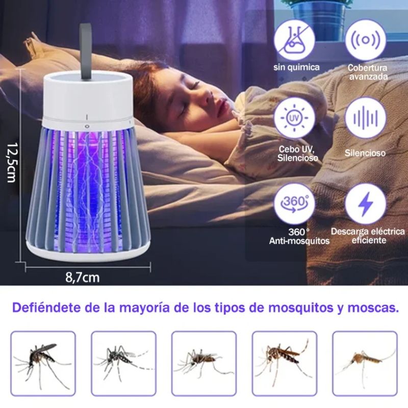 🎯🦟 Zap-X Portable Insect Killer — Indoor & Outdoor Bug Zapper, Fly & Mosquito Trap