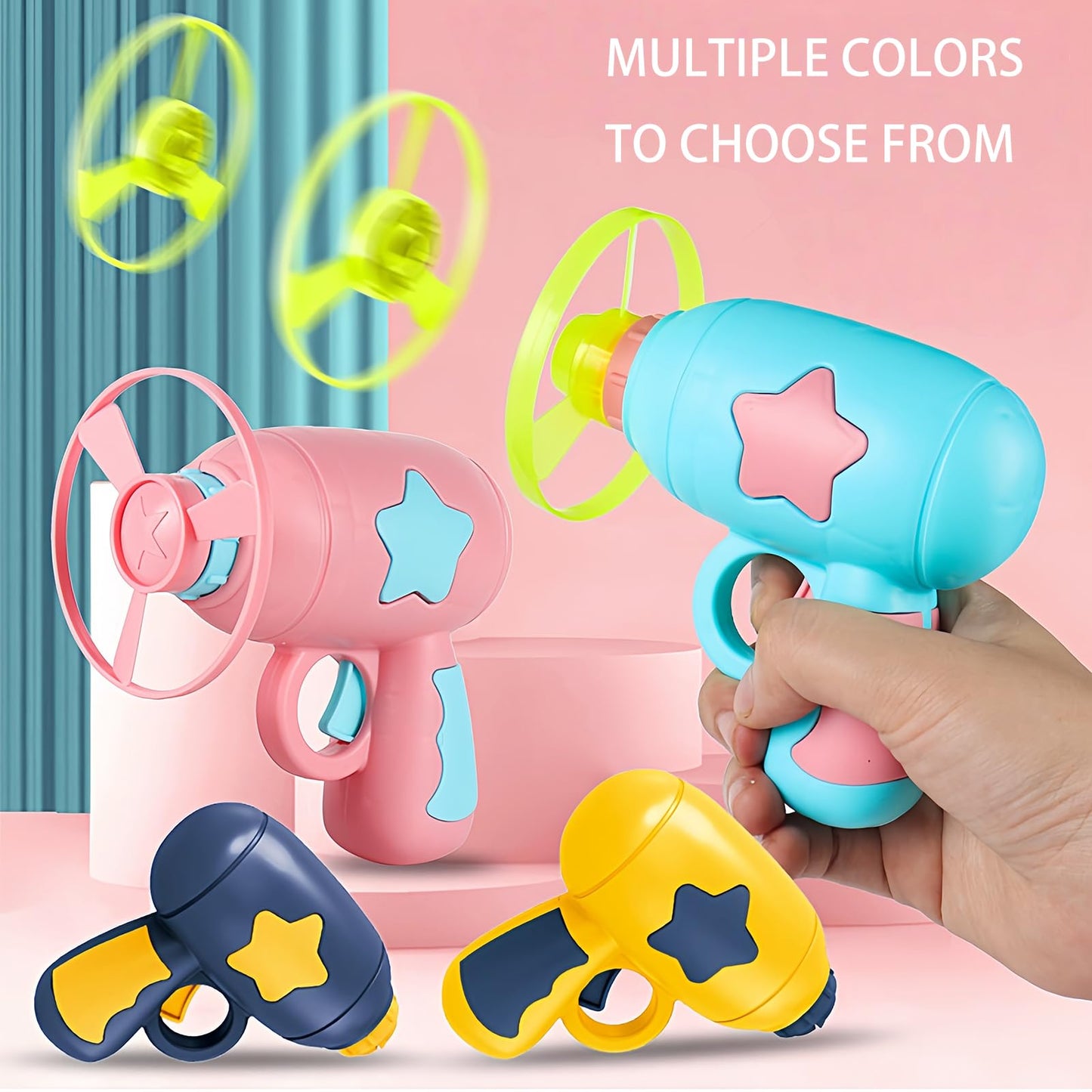 🔥7 piece set Interactive LED Flying Disc Launcher & Fetch Toy for Cats🐱