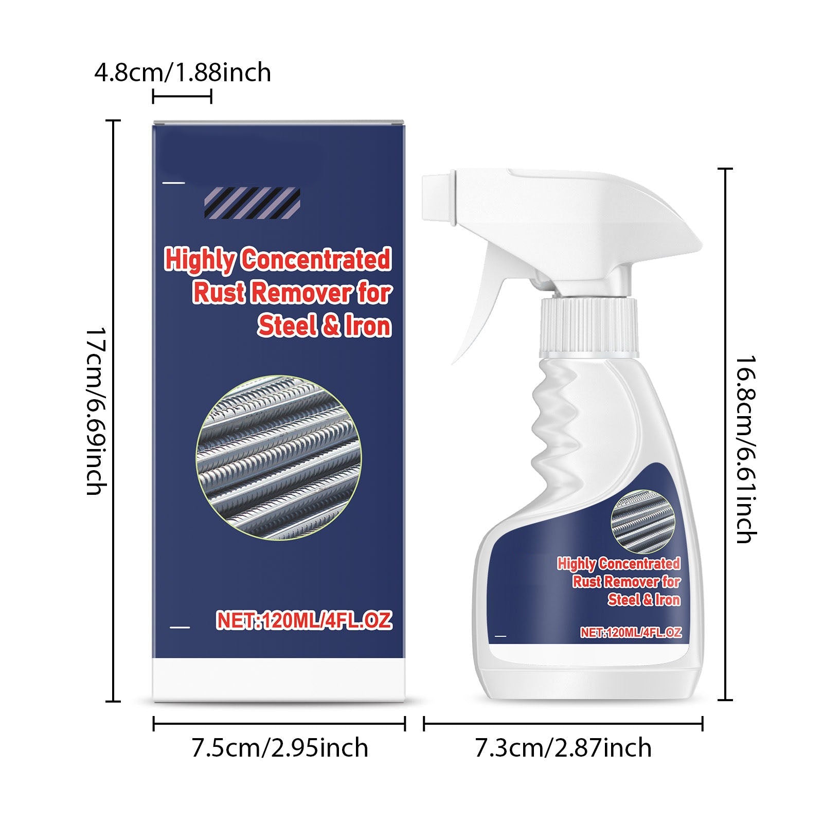 ⏳Time-Limited Special⏰Highly Concentrated Rust Remover for Steel & Iron – Deep-Acting, Effortless, and Metal-Safe
