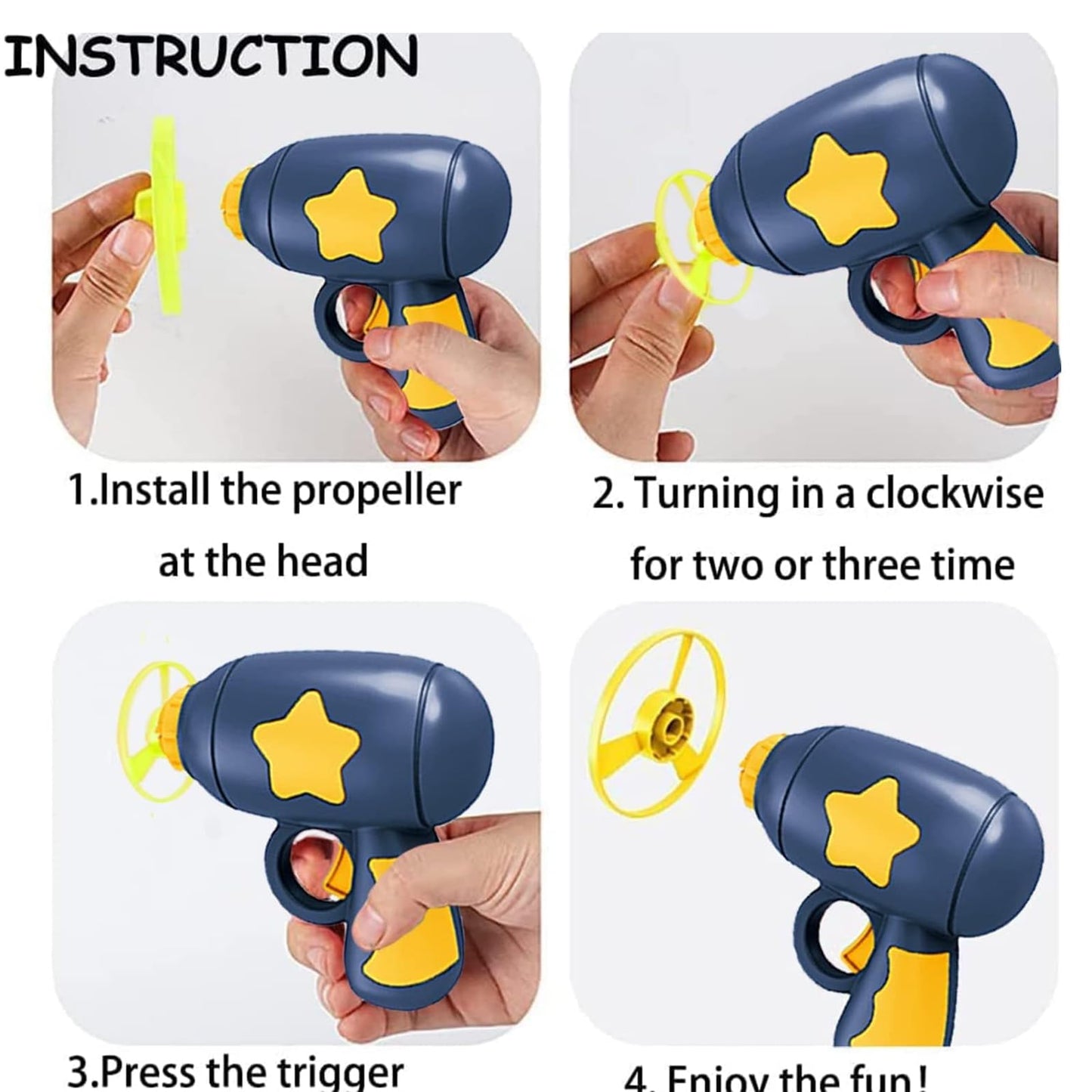 🔥7 piece set Interactive LED Flying Disc Launcher & Fetch Toy for Cats🐱